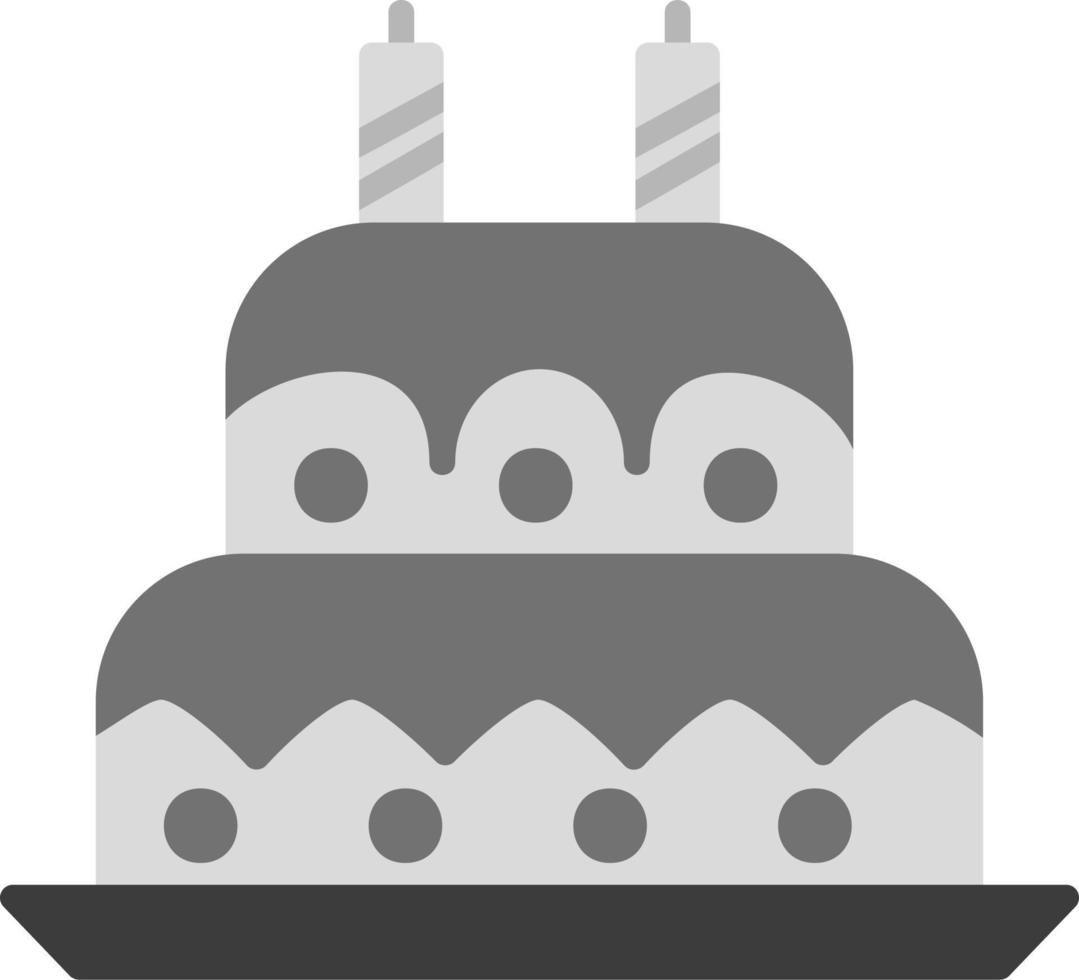 Birthday cake Vector Icon