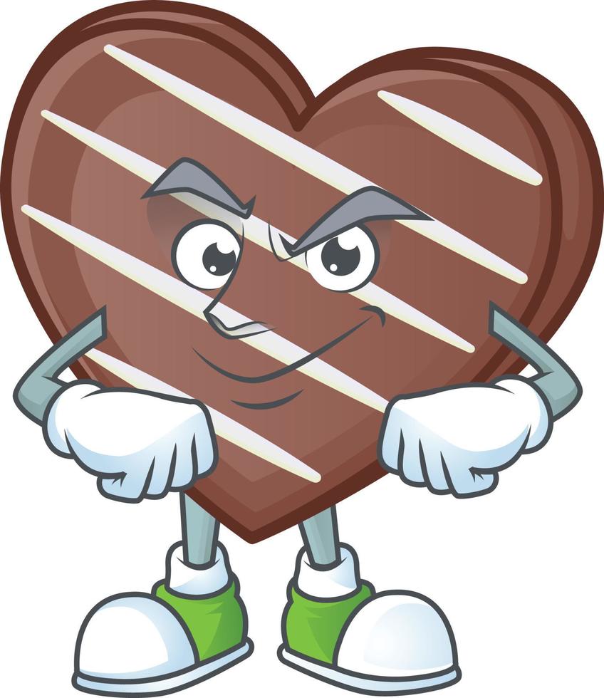 Stripes chocolate bar cartoon character style vector