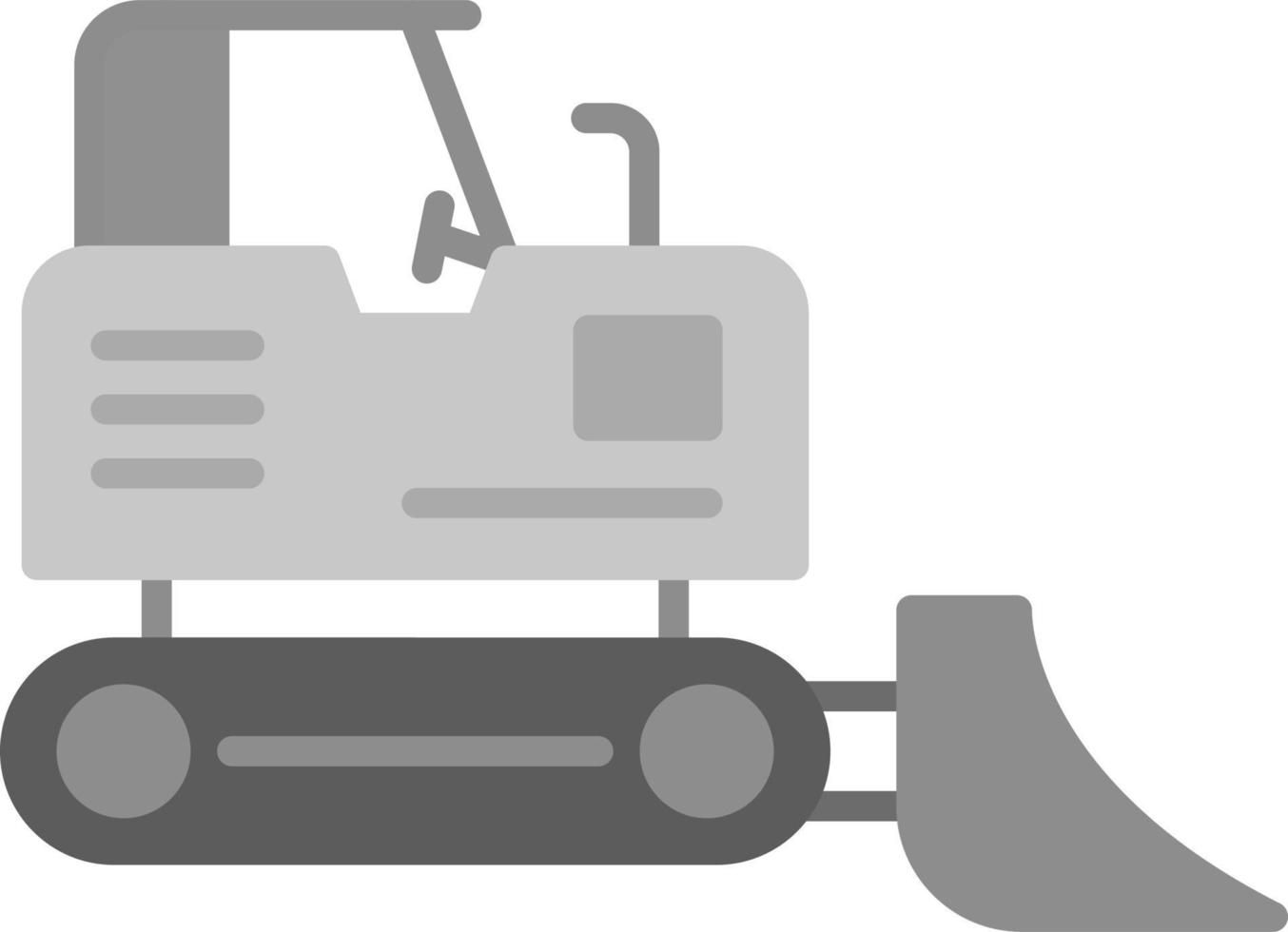 Bulldozer Vector Icon
