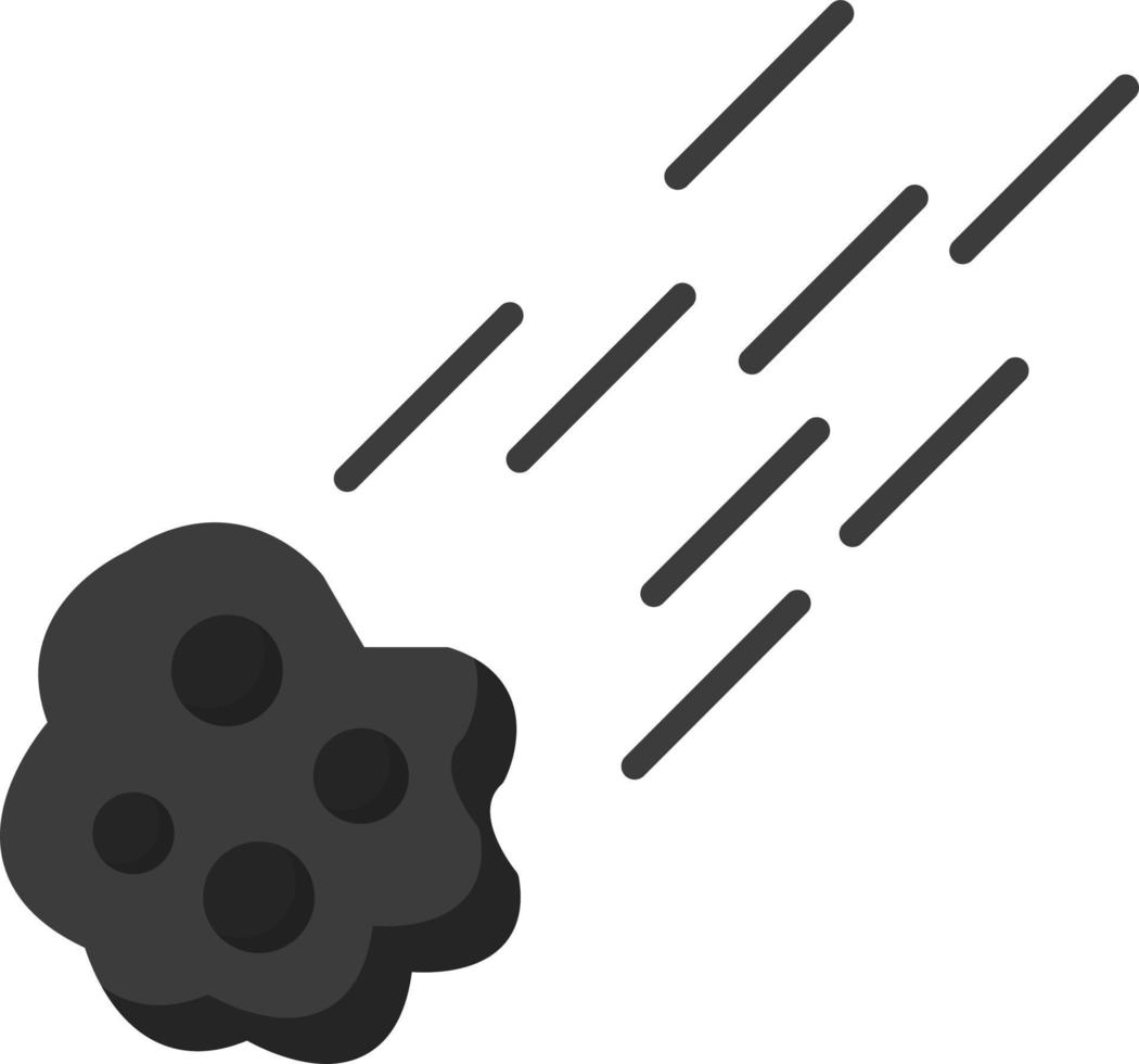 icono de vector de meteorito