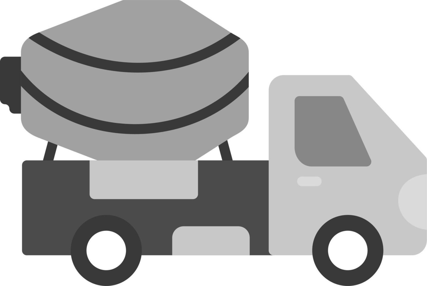 icono de vector de camión de cemento