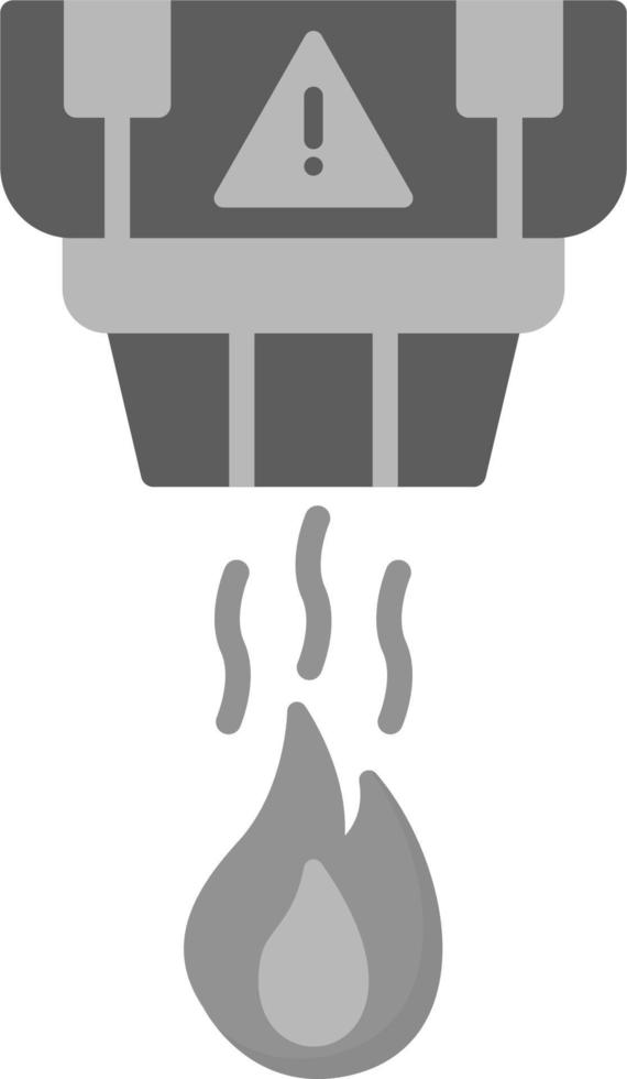 icono de vector de detector de humo