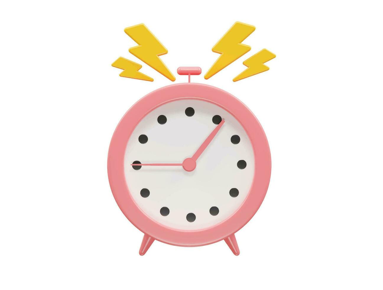Watch icon 3d rendering vector illustration