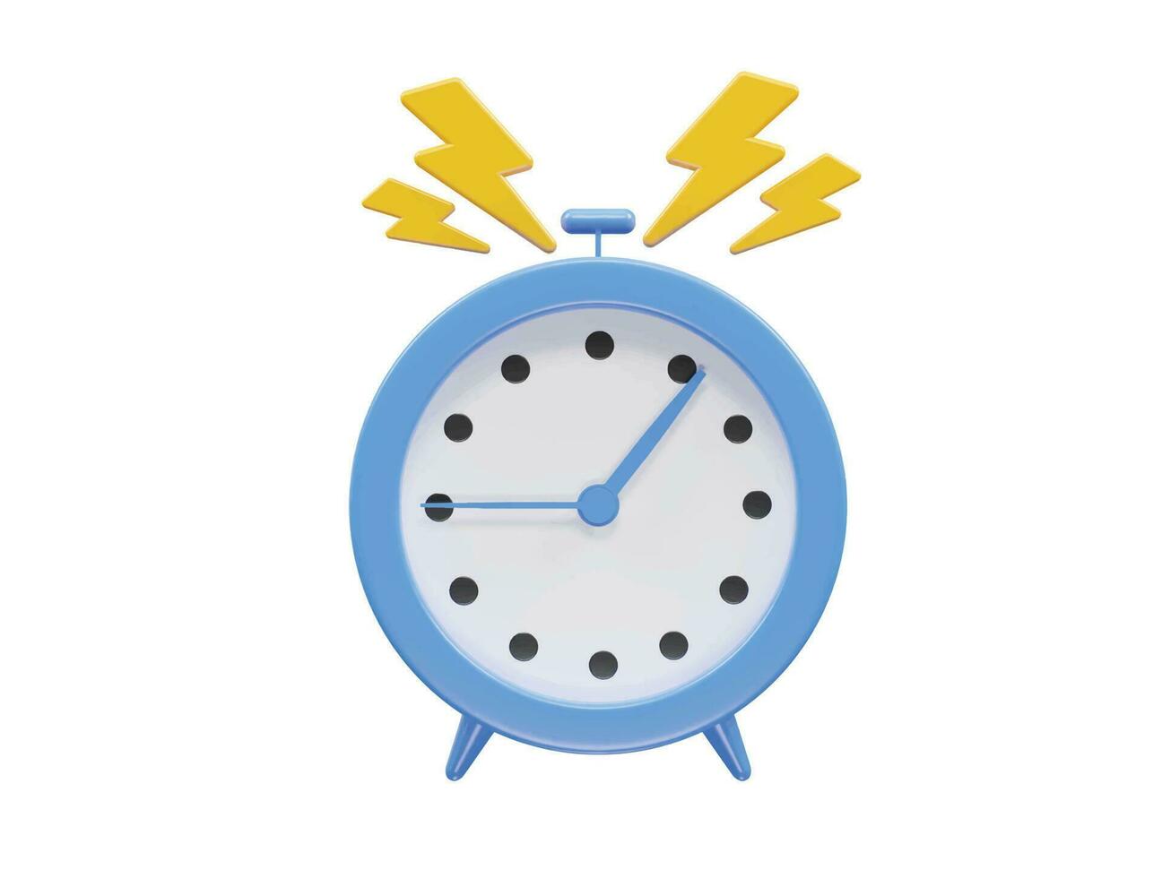 Watch icon 3d rendering vector illustration