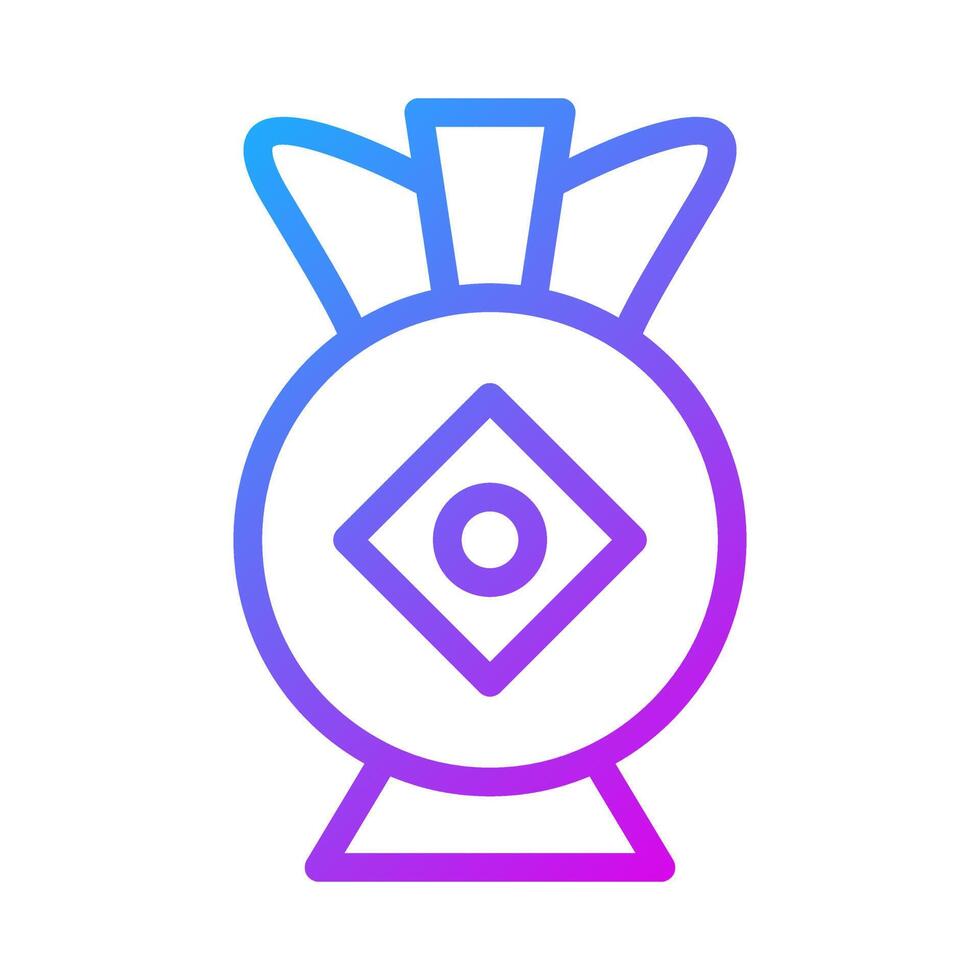 vask icon gradient purple style chinese new year illustration vector perfect.