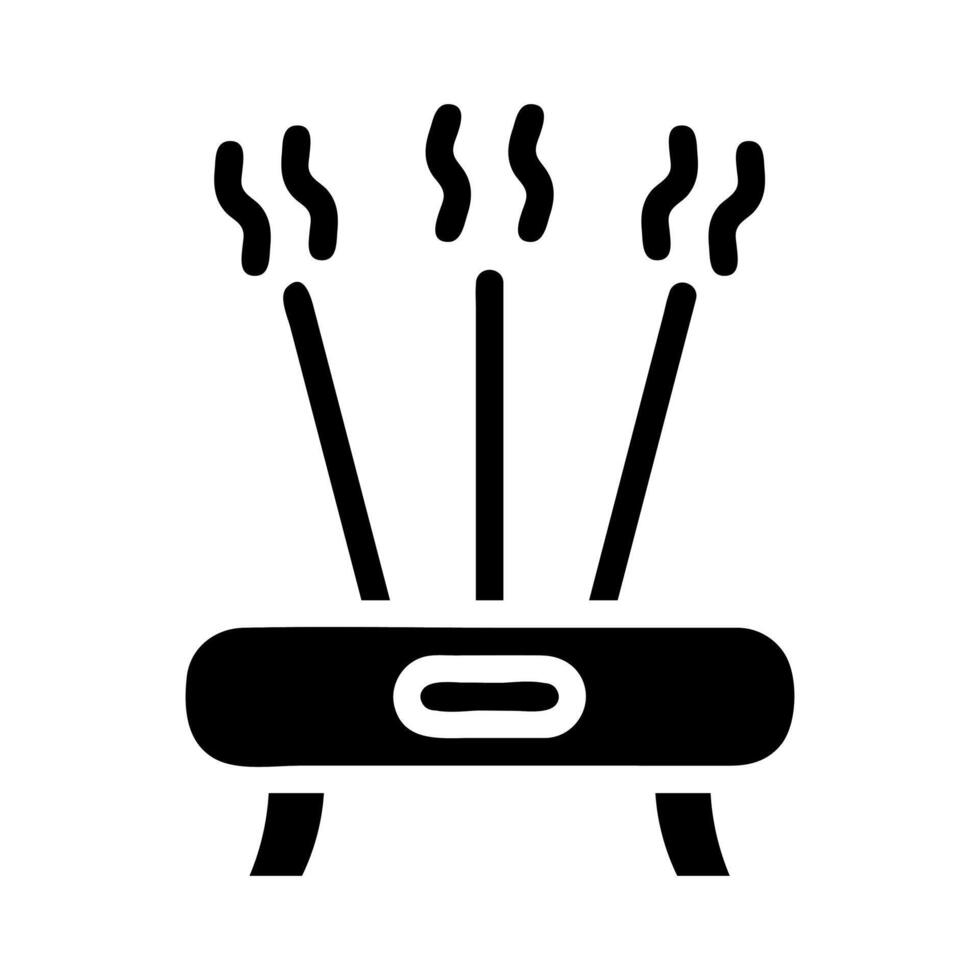 incense icon solid style chinese new year illustration vector perfect.