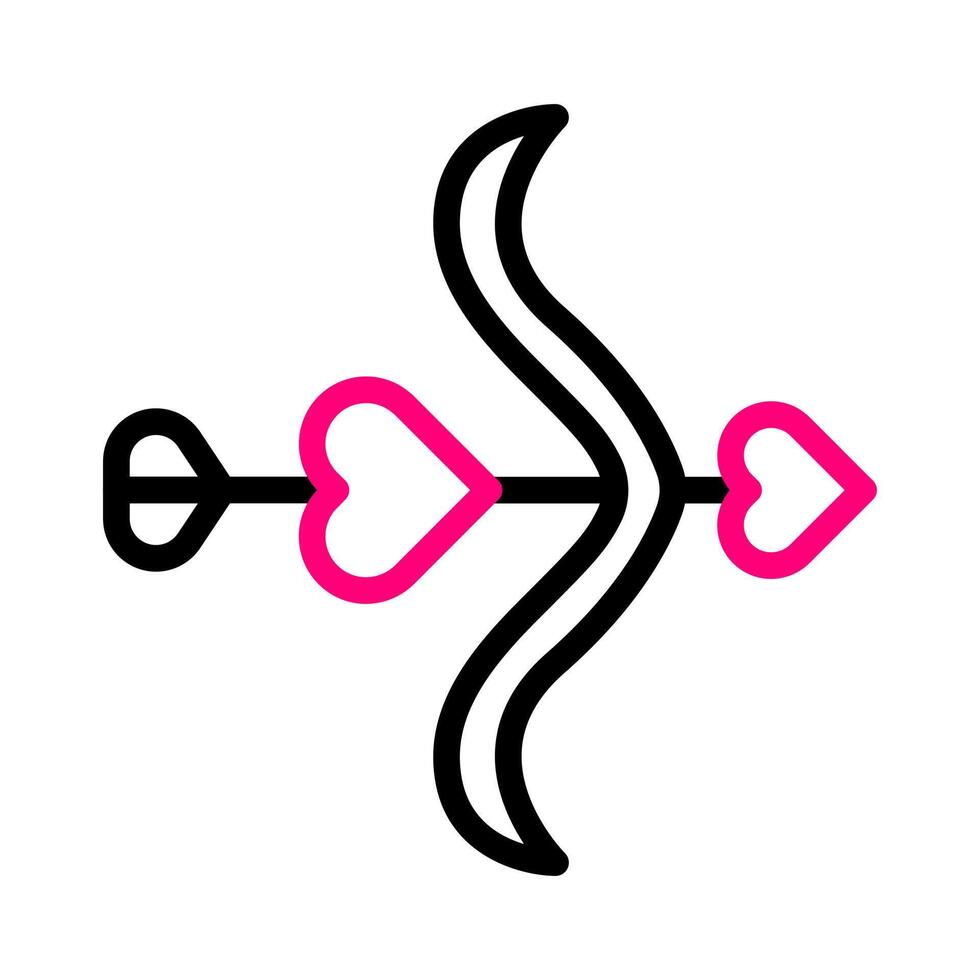 arrow icon duocolor pink style valentine illustration vector element and symbol perfect.