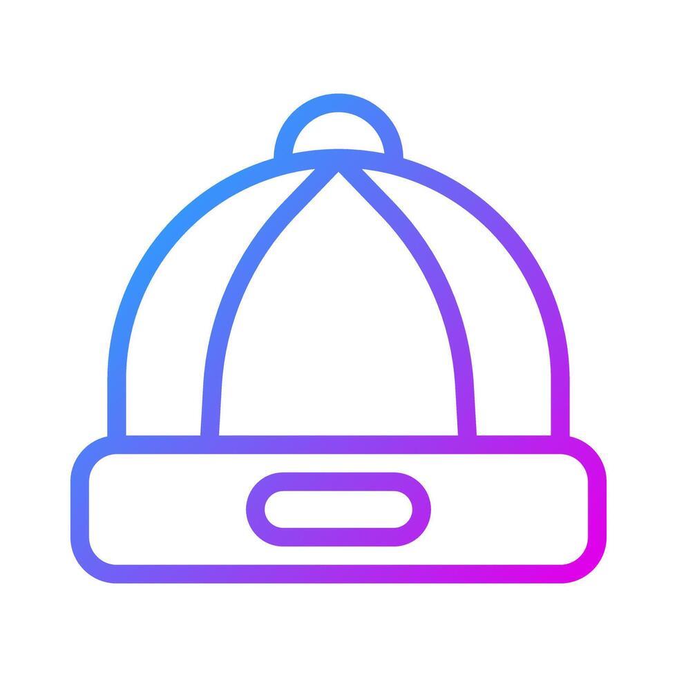 hat icon gradient purple style chinese new year illustration vector perfect.