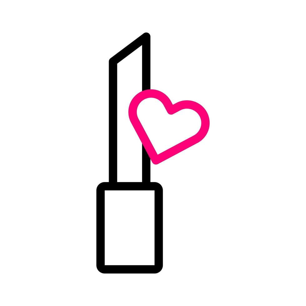 cosmético icono duocolor rosado estilo enamorado ilustración vector elemento y símbolo Perfecto.