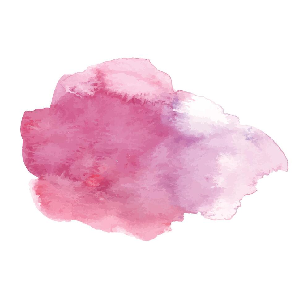 Watercolor brush stroke. Abstract background. vector