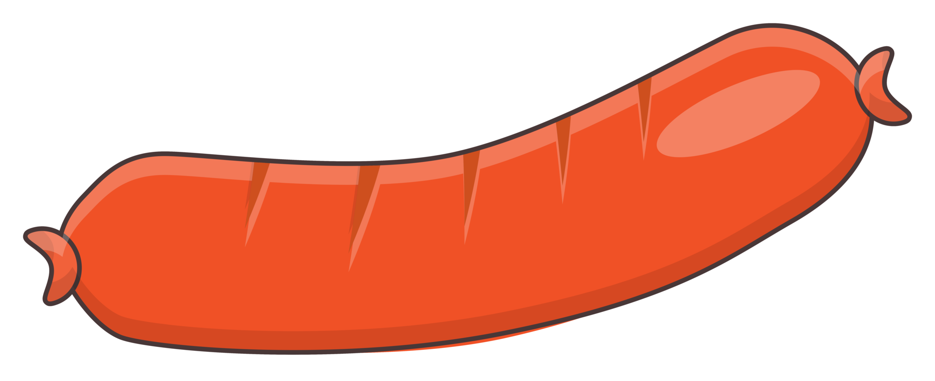 sausage object sticker png