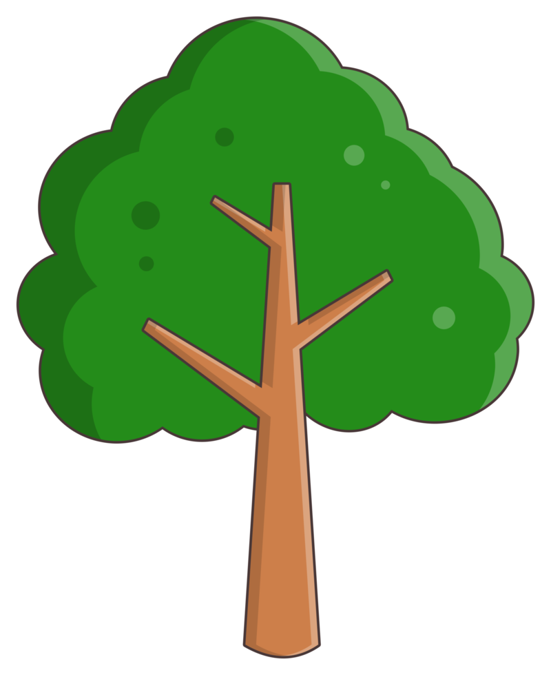 green tree object sticker png 19985059 PNG