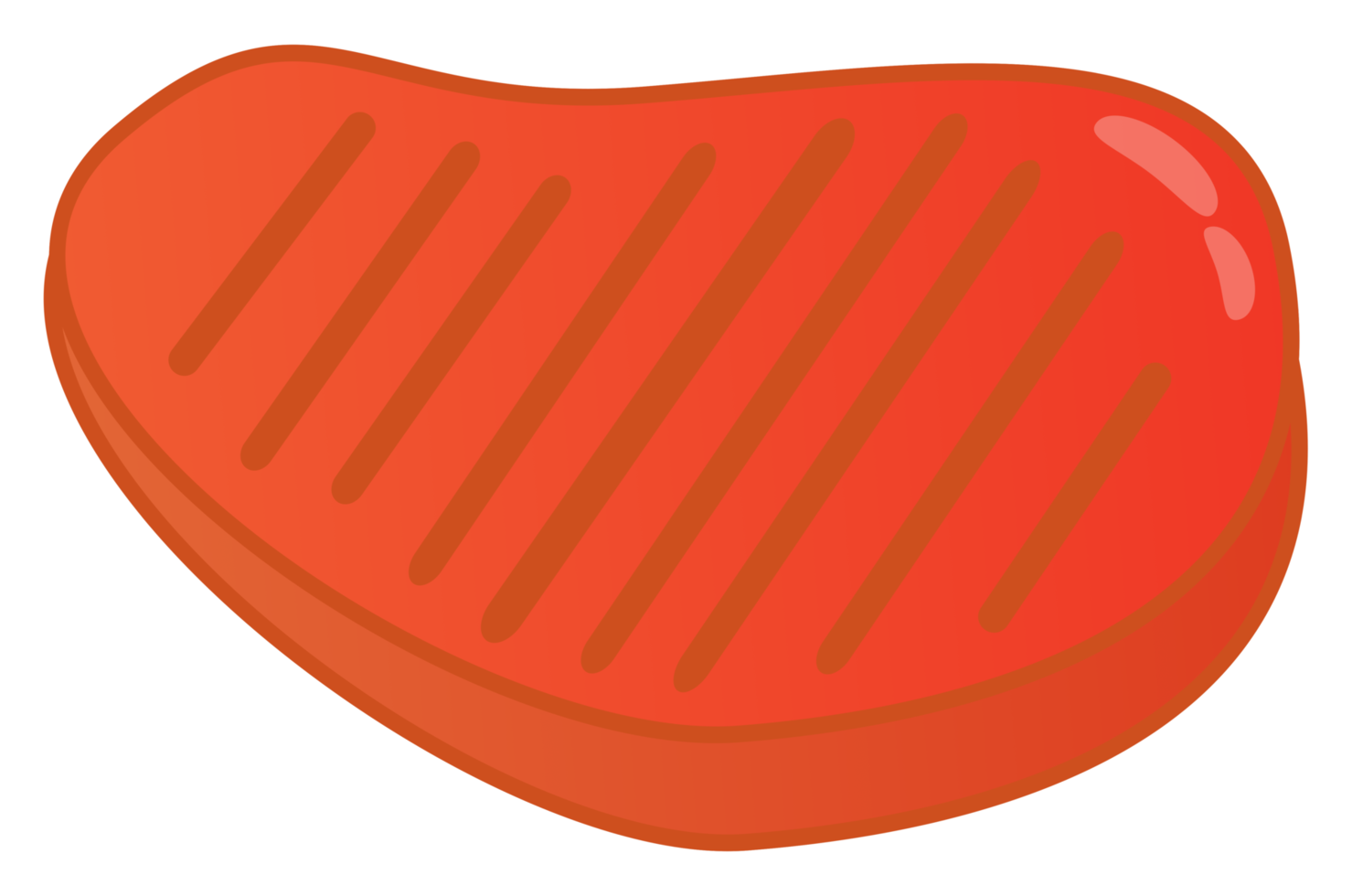 steak voorwerp sticker geïsoleerd png