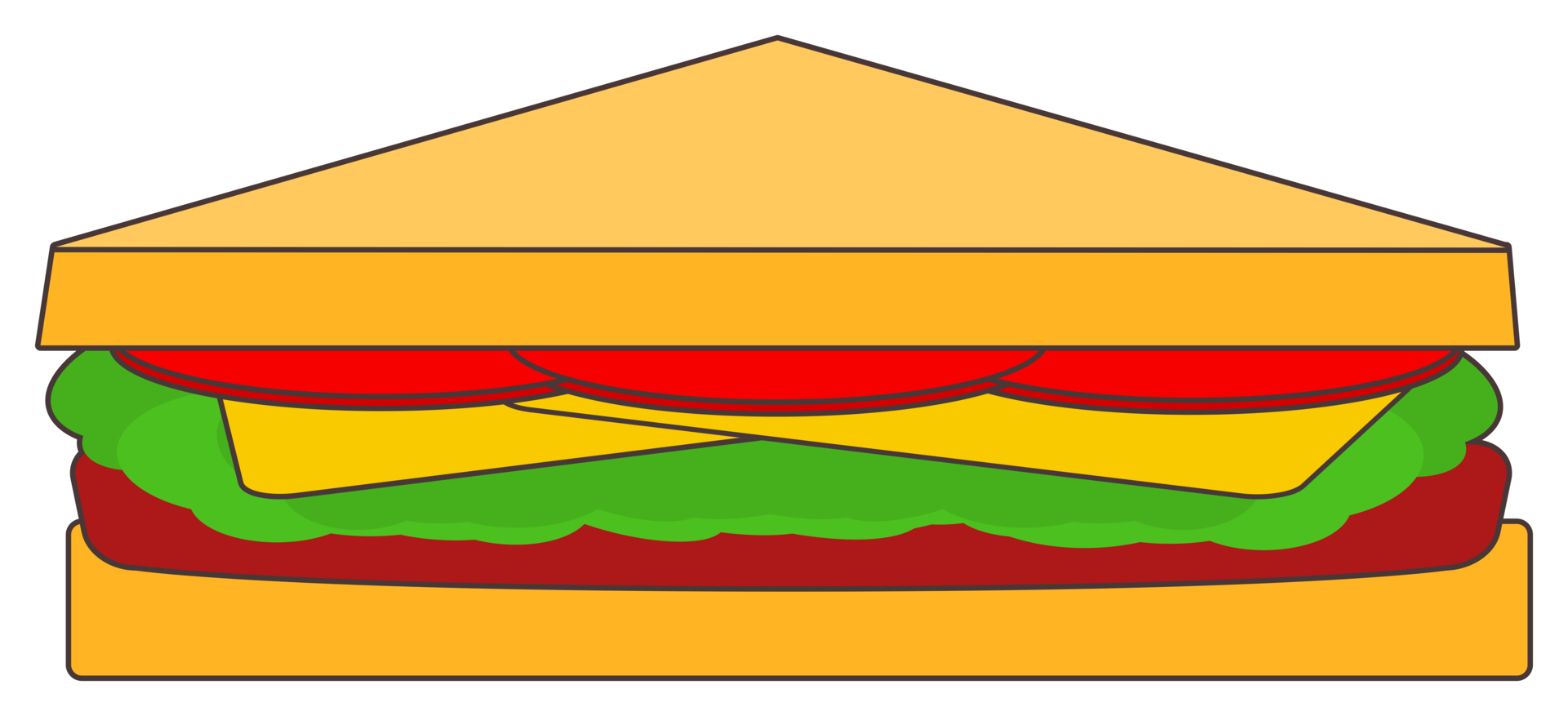 sandwich food sticker png