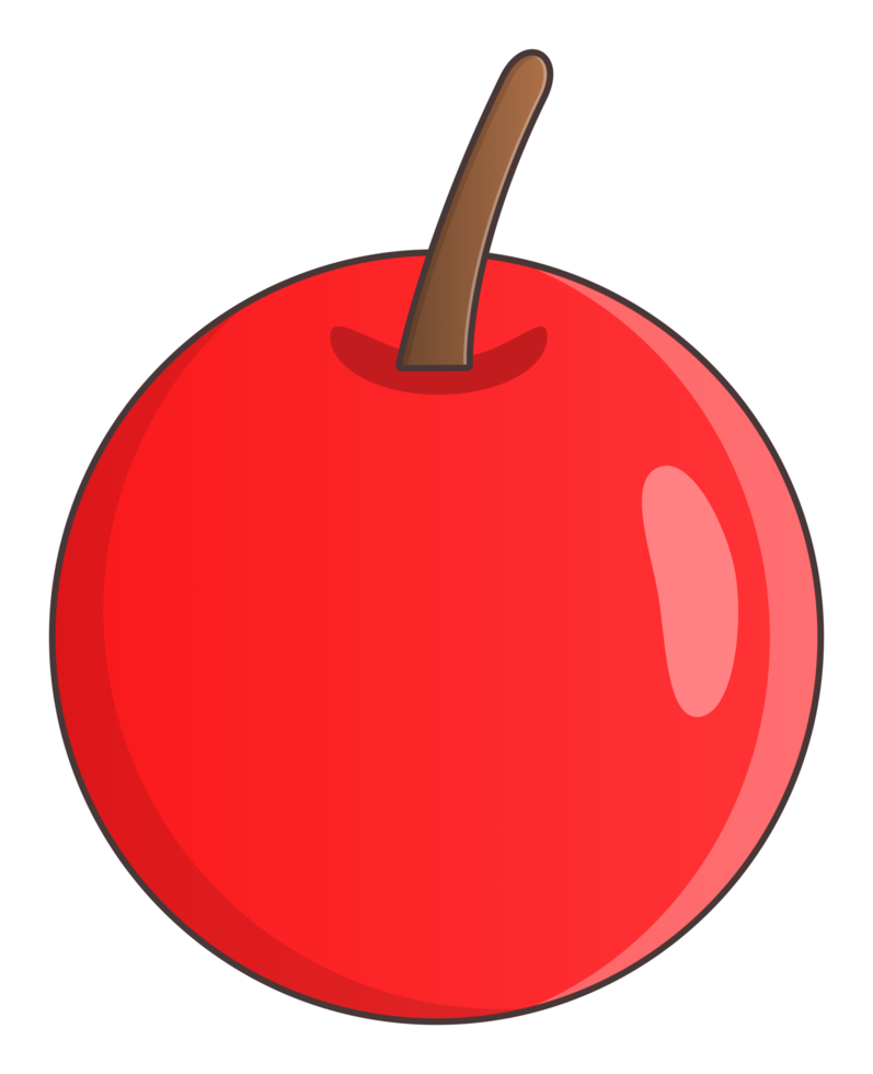 cherry fruit object sticker png