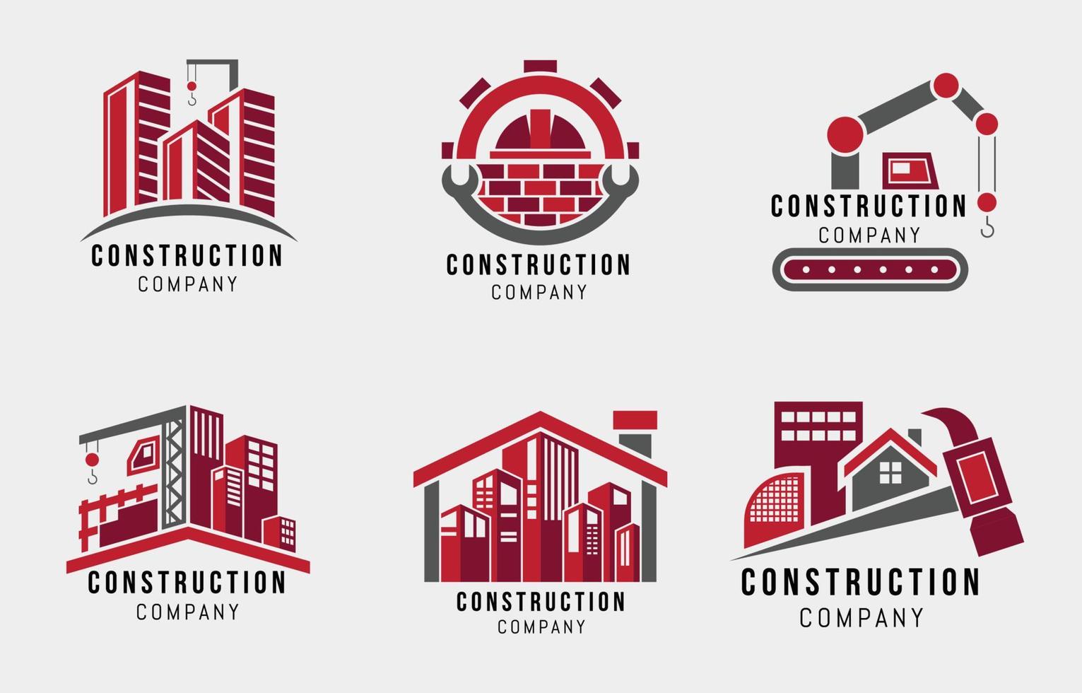 Construction Company Logo vector
