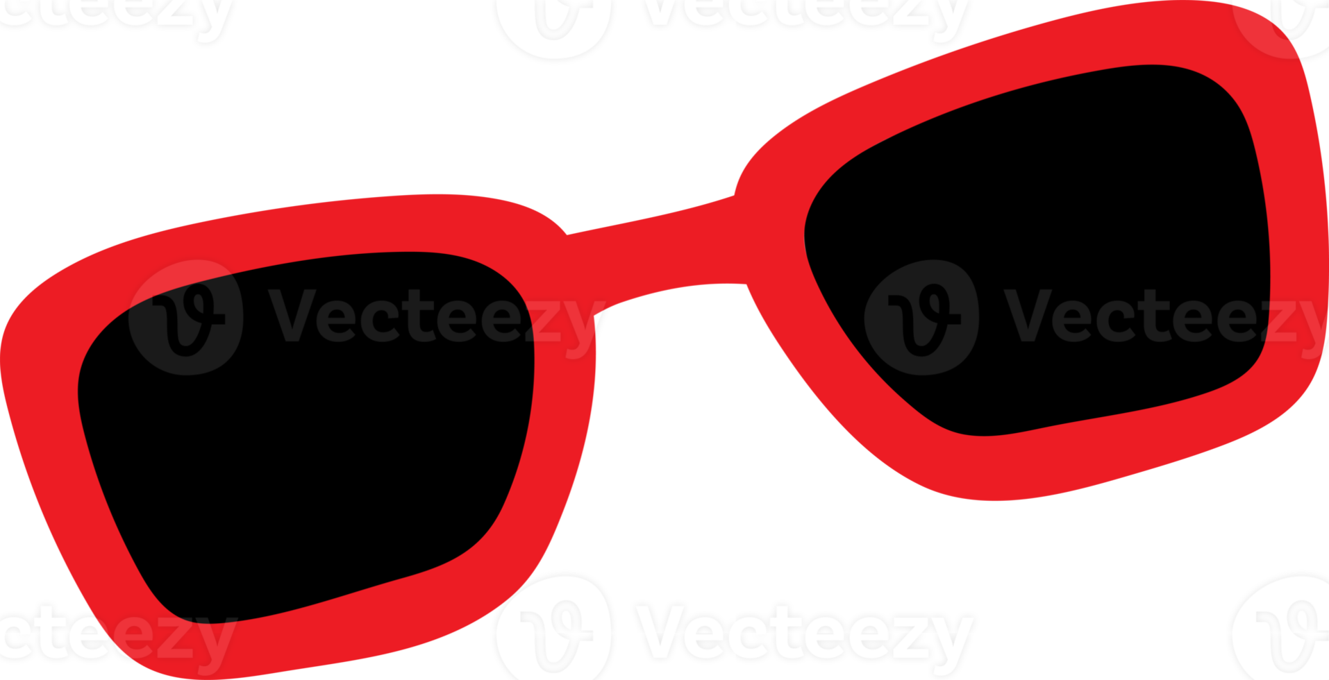 red sunglasses illustration hand drawn style 19985659 PNG
