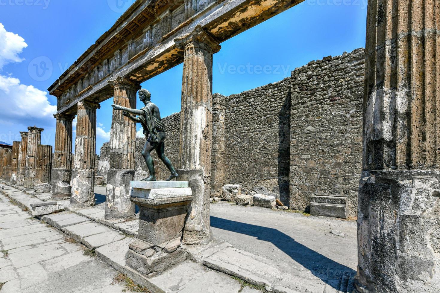 Sanctuary of Apollo in the Archaeological Park of Pompeii, Campania, Italy photo