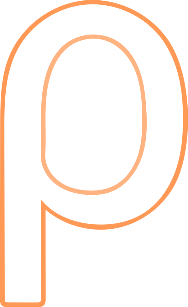 Lowercase RHO Symbol png