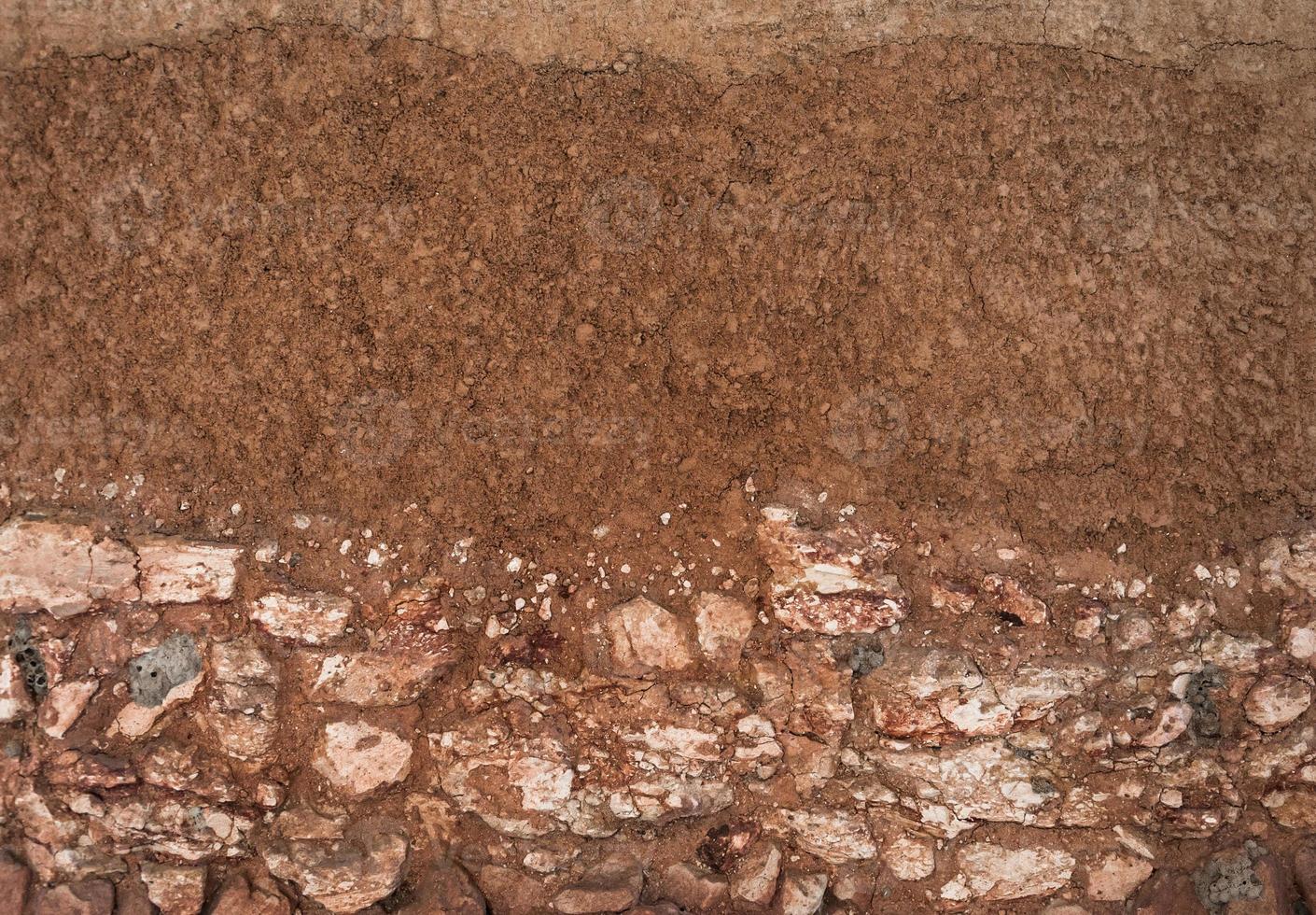 form of soil layers,its colour and textures,texture layers of earth photo