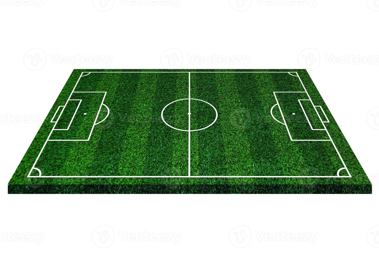 Soccer field elements view,Green grass football field of artificial grass background ,Playing field of football,White lines that delimit the areas photo