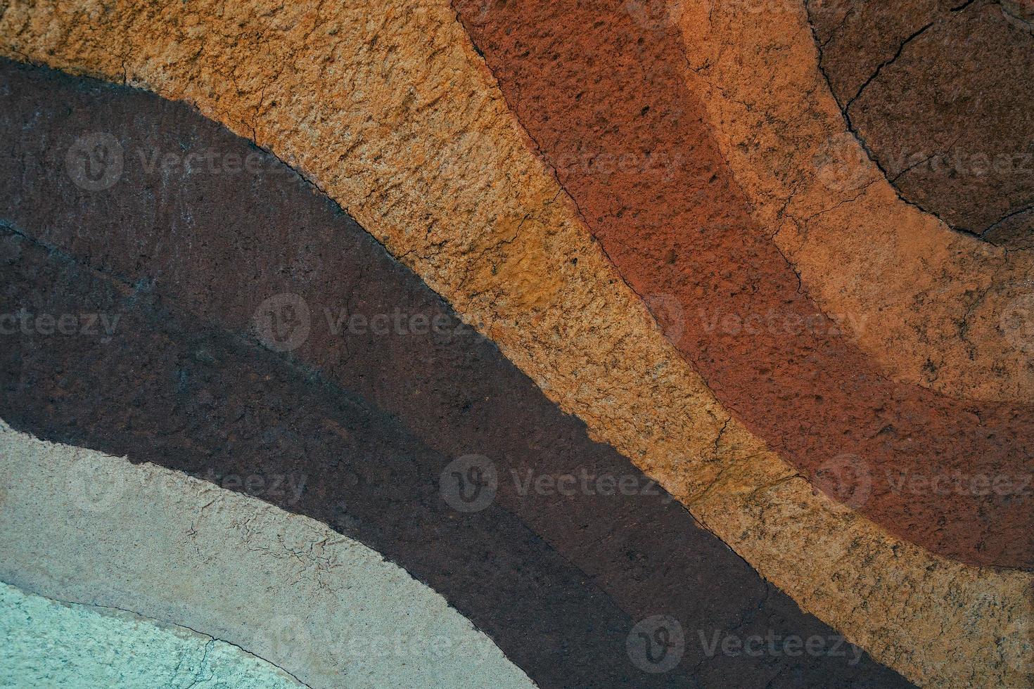 Form of soil layers,its colour and textures,texture layers of earth,Soil background photo