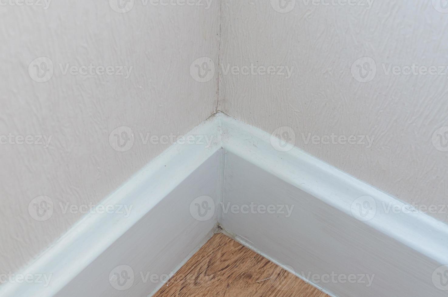 dust in the corner of room wall photo