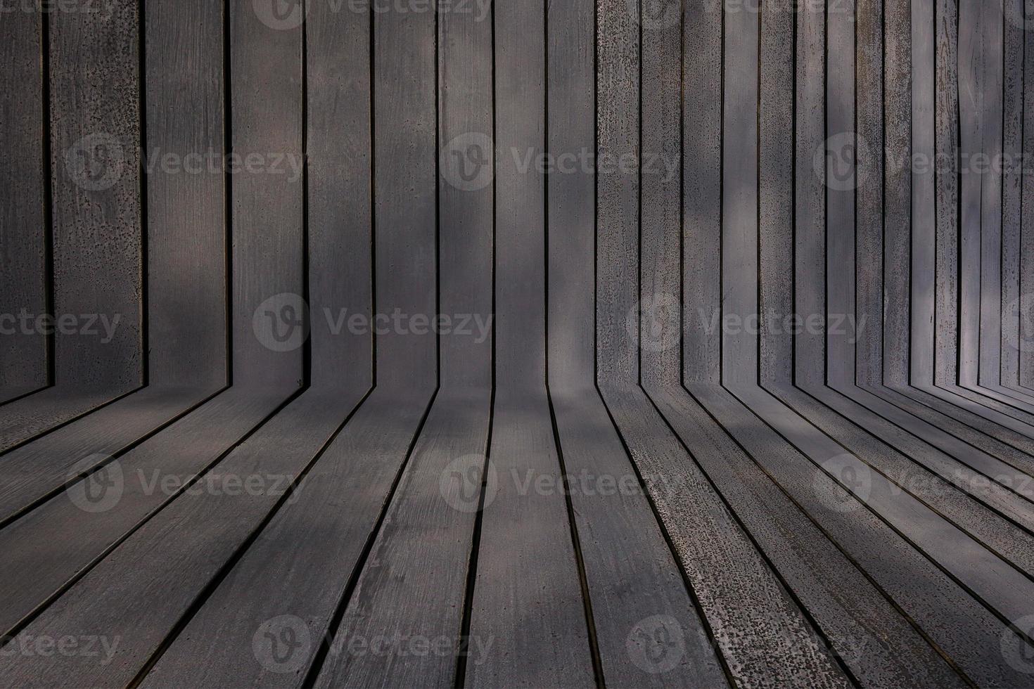 Wood texture background,Vintage wooden wall in perspective view, grunge background photo