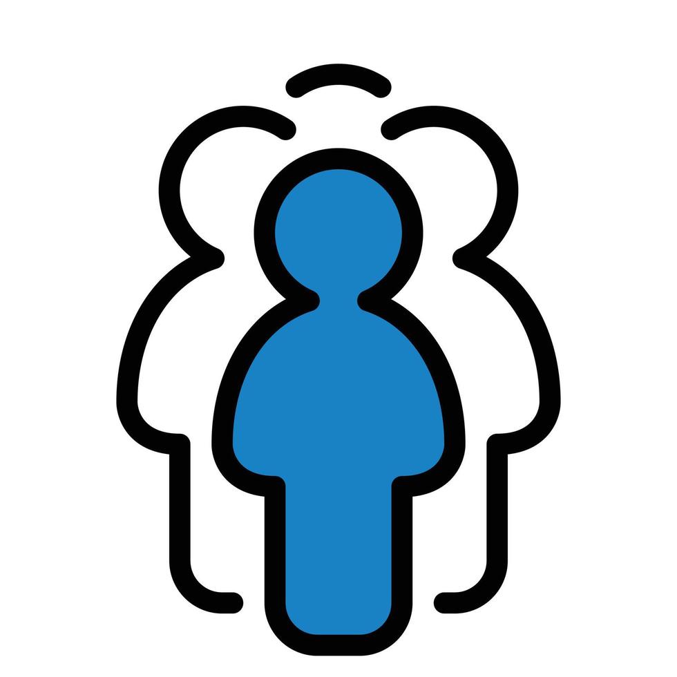 meeting icon vector sign symbol graphic illustration
