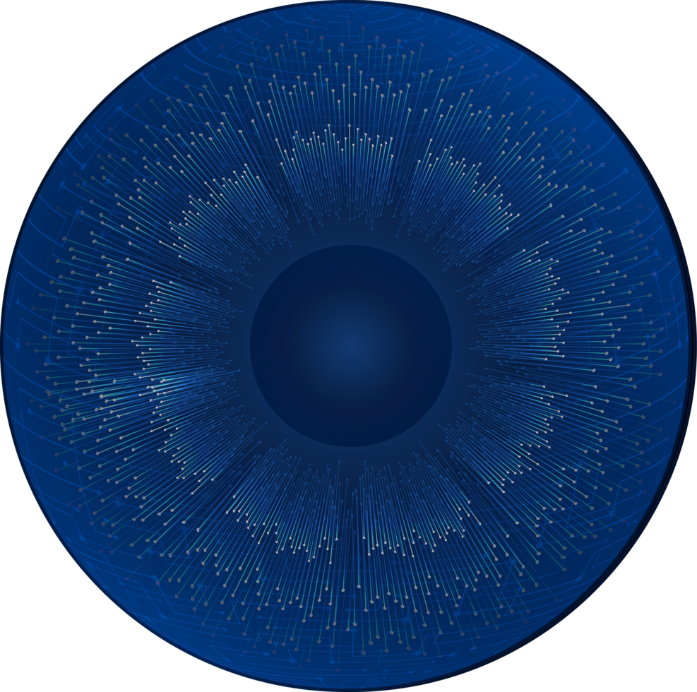 Modern Technology Eye Globe Crop-out png