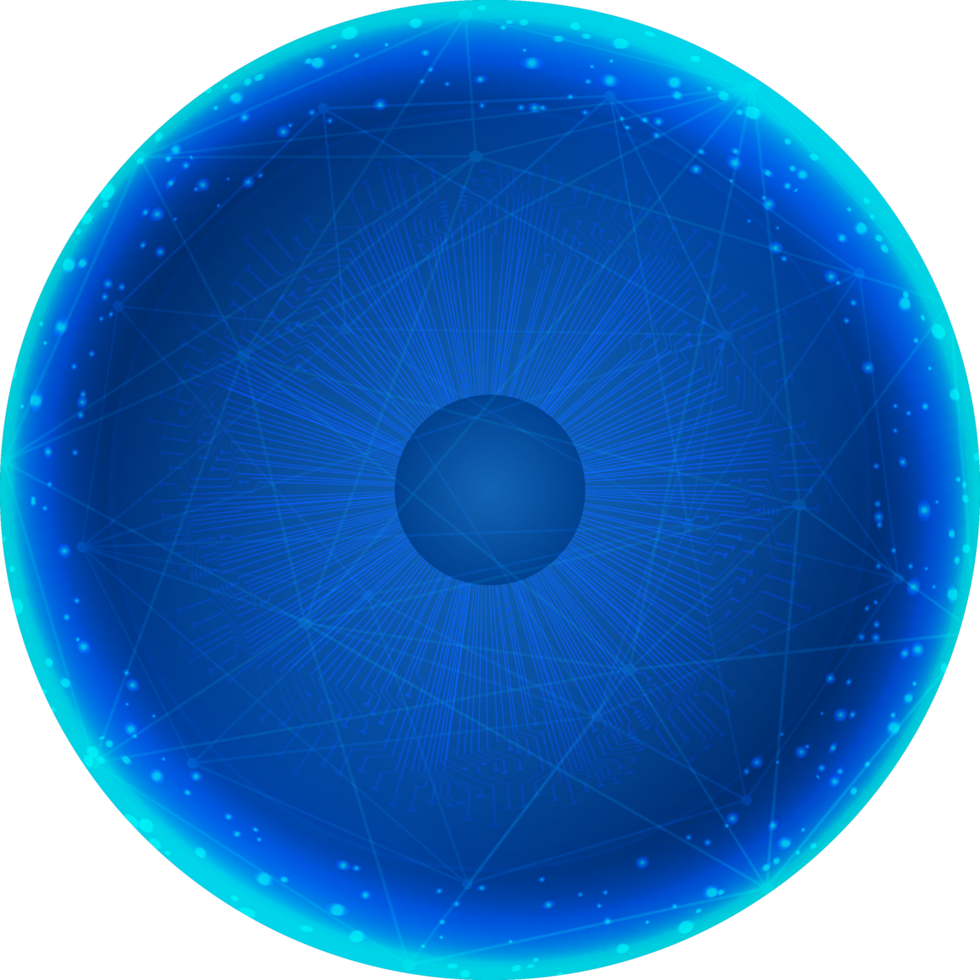 Modern Technology Eye Globe Crop-out png