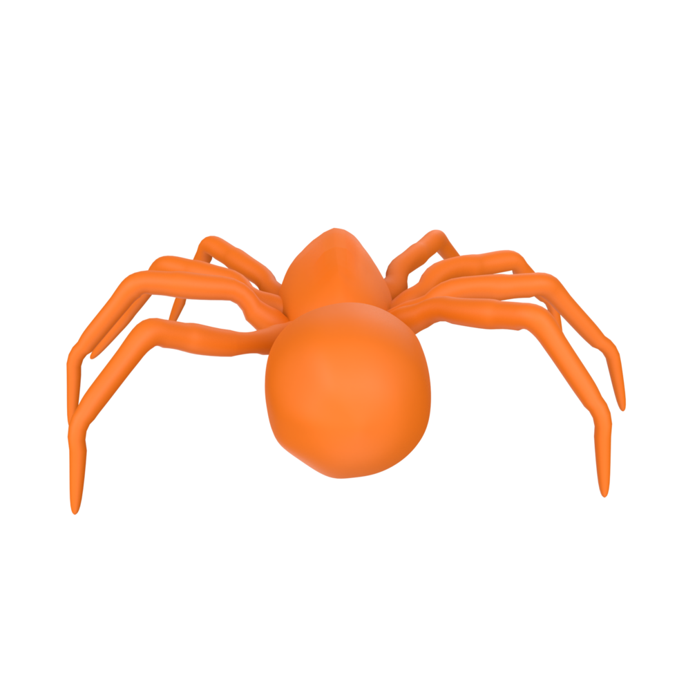 ilustración de un araña aislado en transparente png