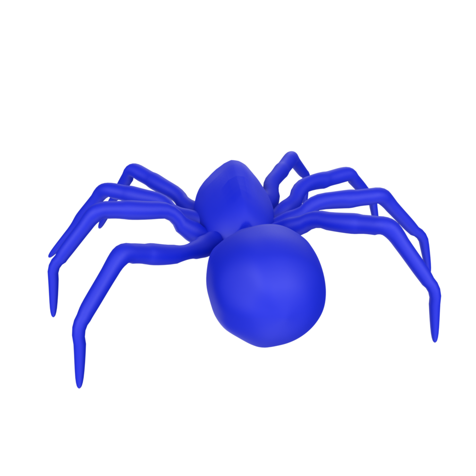 illustration of a spider isolated on transparent png