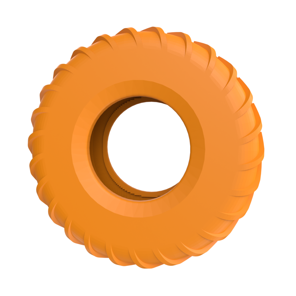 Car tire isolated on transparent background png