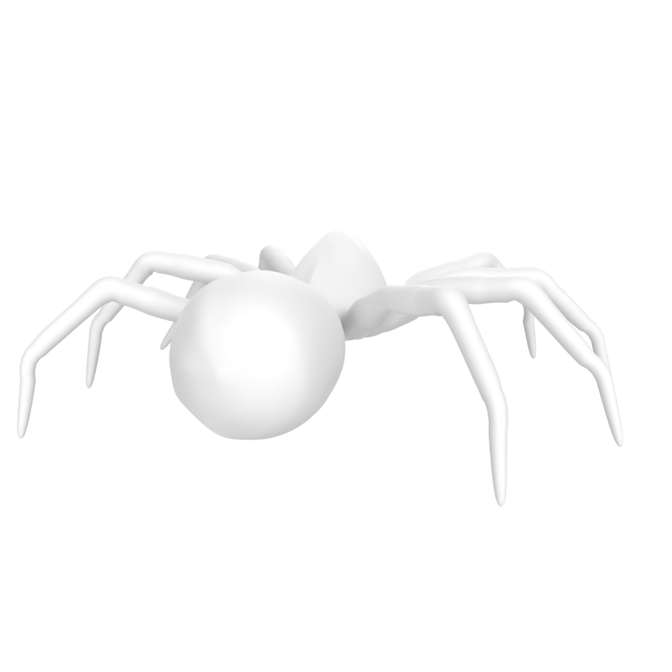 illustration of a spider isolated on transparent png