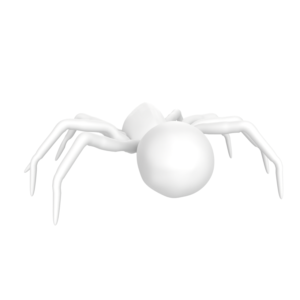 illustration of a spider isolated on transparent png