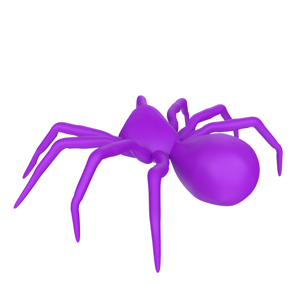 Illustration von ein Spinne isoliert auf transparent png