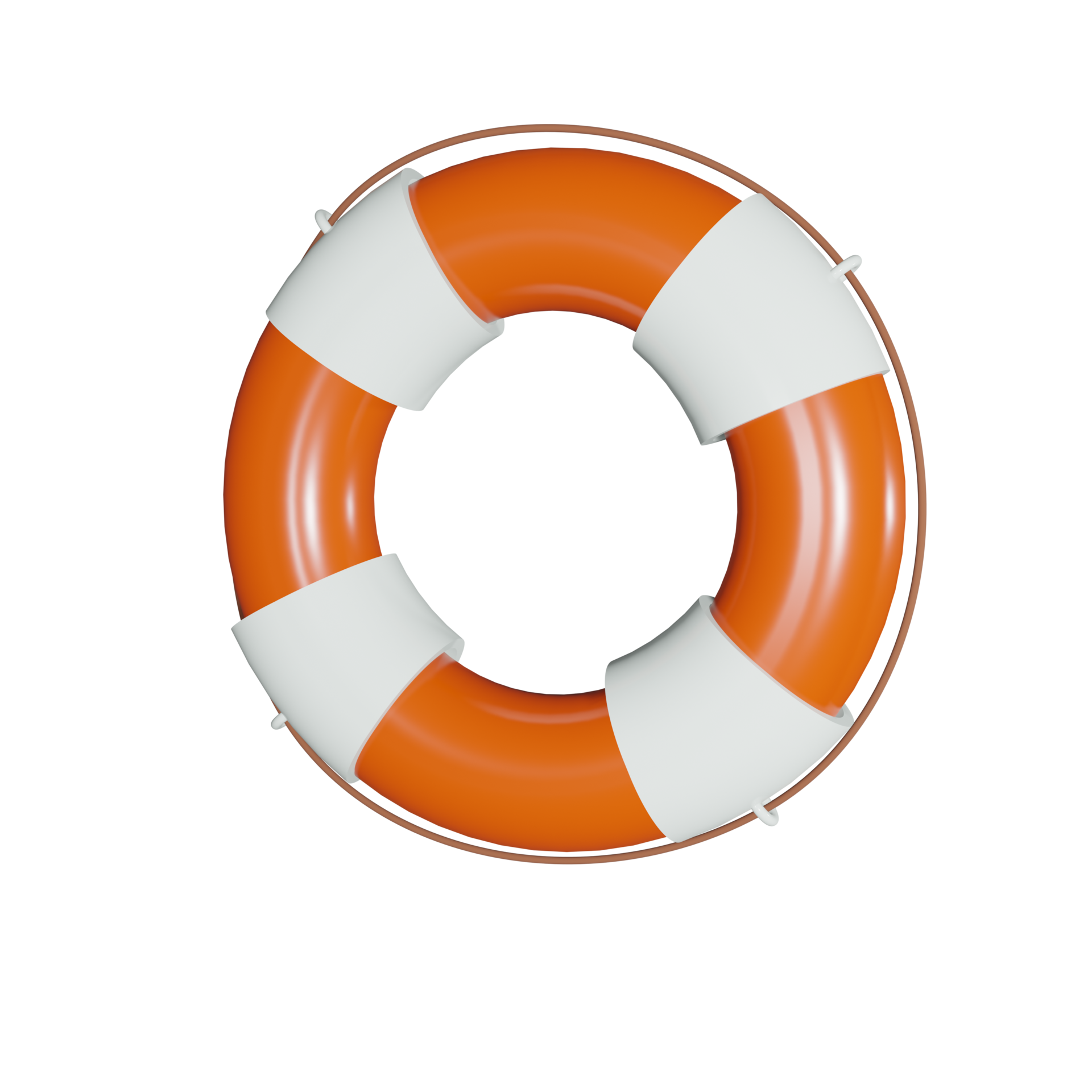 Water Float isolated on transparent background 3d illustration PNG File