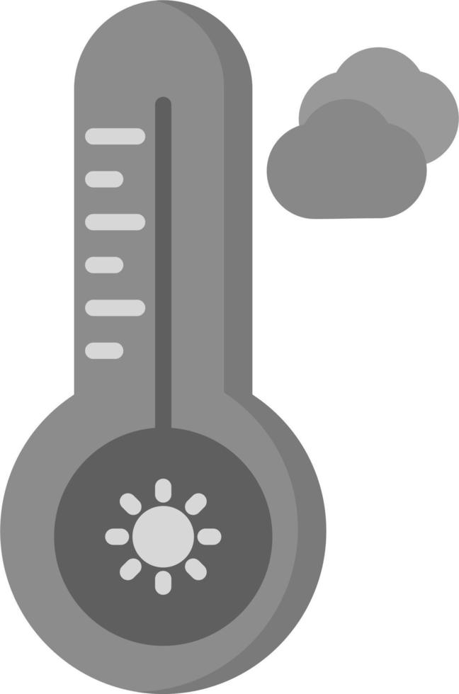 temperatura caliente vector icono