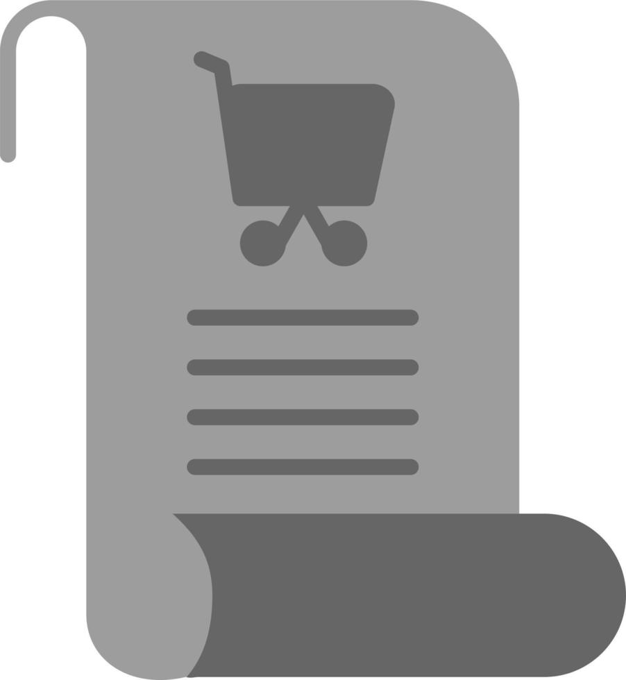 Shopping List Vector Icon