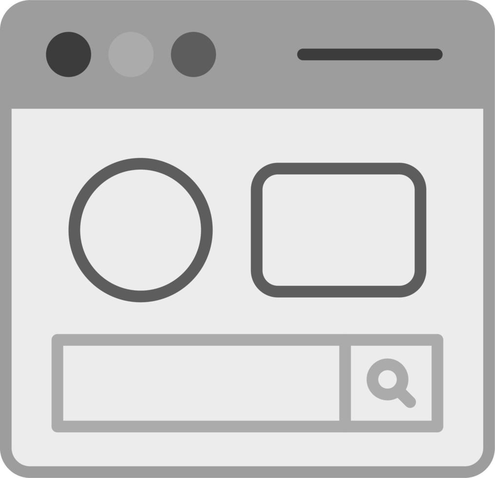 Search Page Vector Icon