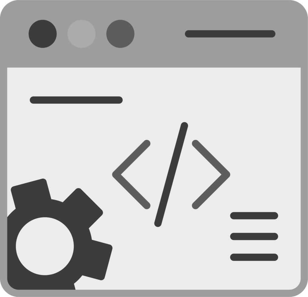 icono de vector de desarrollo web