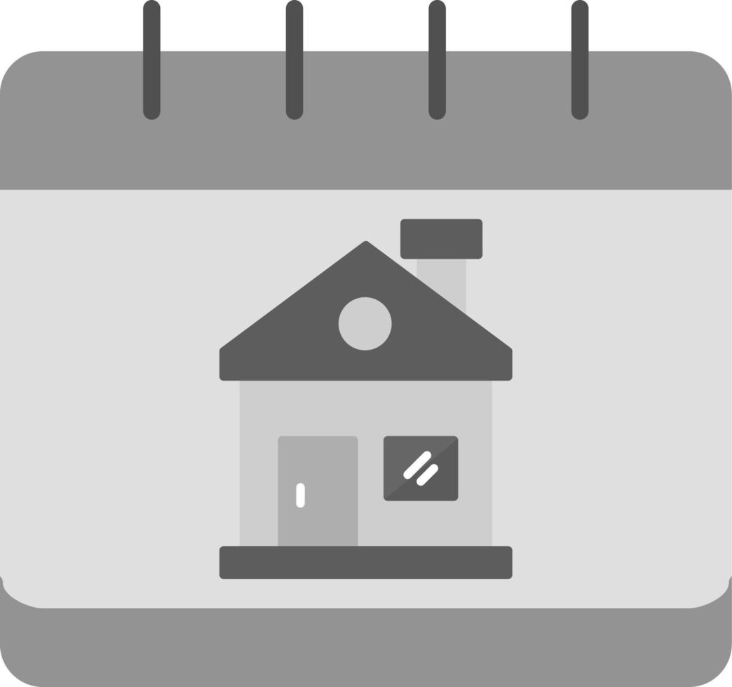 Home Calendar Vector Icon