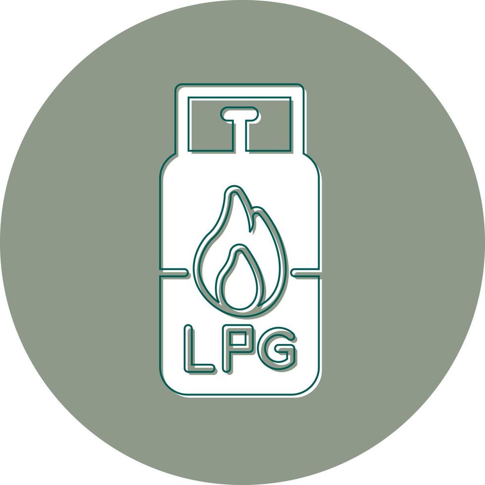 Gas Cylinder Vector Icon