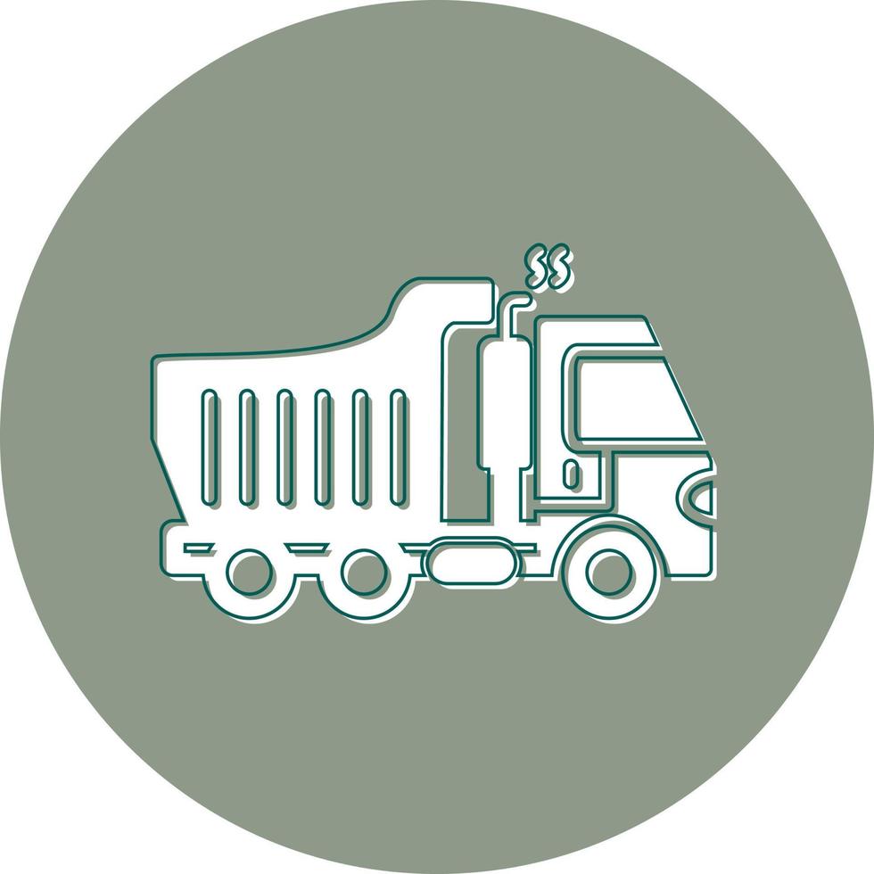 Dumper Truck Vector Icon