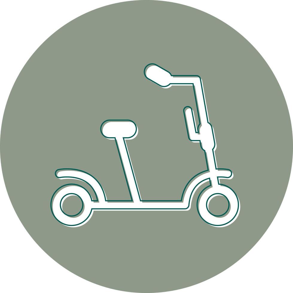 Kick Scooter Vector Icon