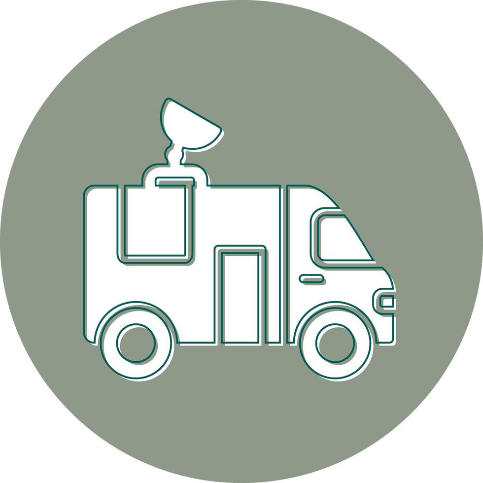 News Van Vector Icon
