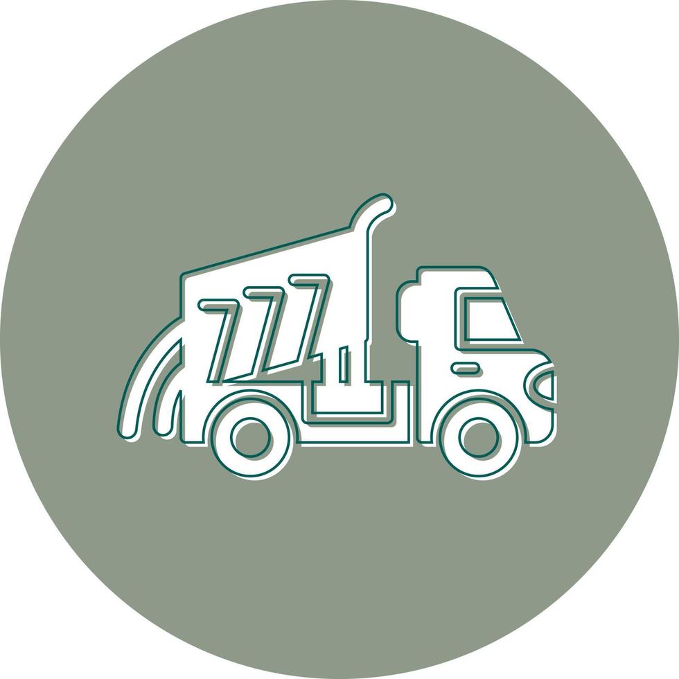 Dumper Truck Vector Icon