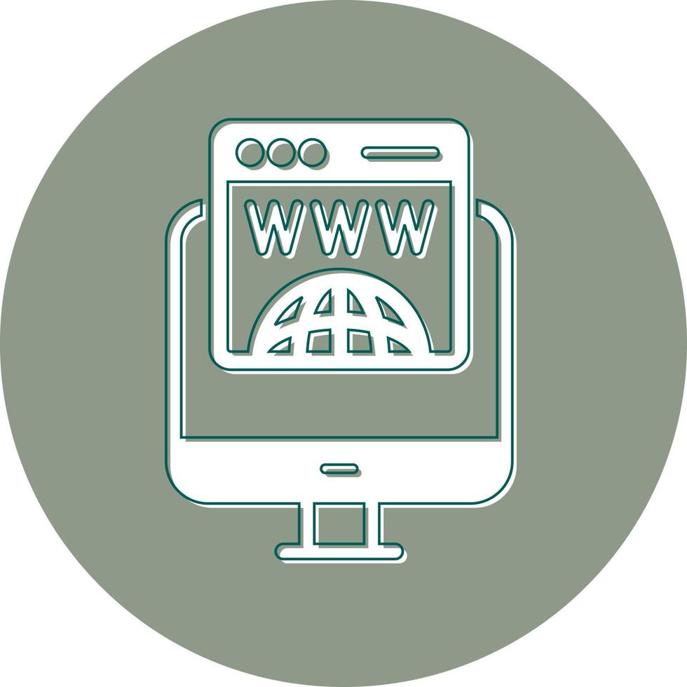 Domain Registration Vector Icon