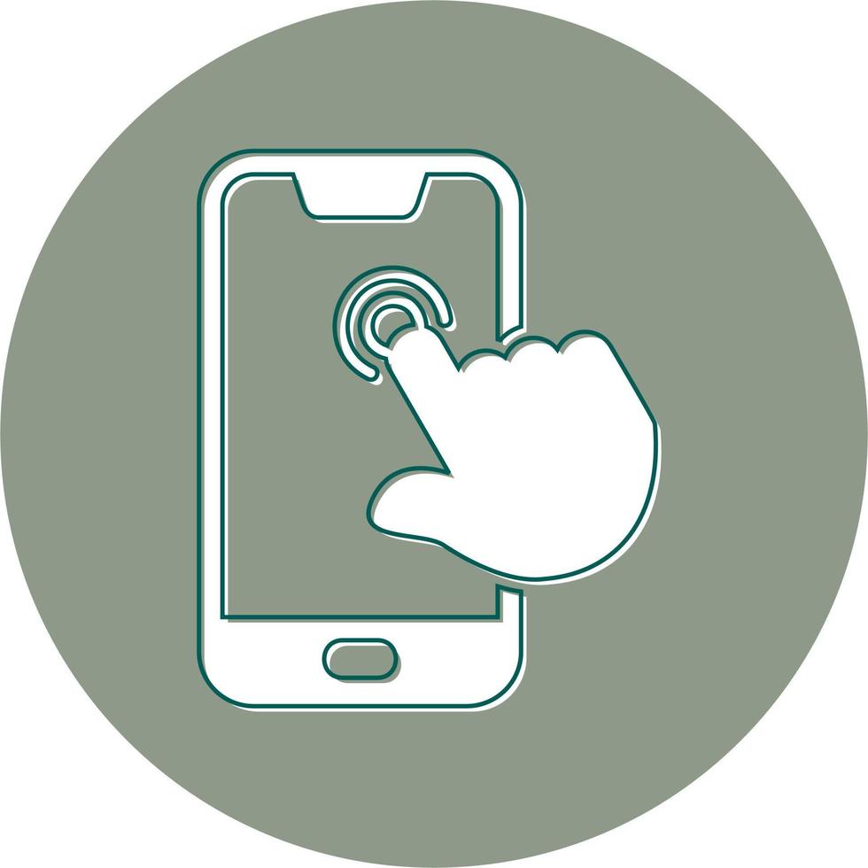 Touch Screen Vector Icon